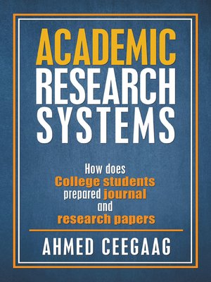 cover image of Academic Research Systems
